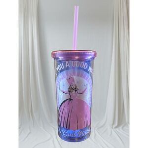 New Wizard Of Oz Glinda Tumbler Cup‎ 20oz Are You A Good Witch Or Bad Witch?